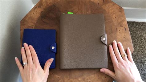 hermes notebook sizes|Hermes agenda book.